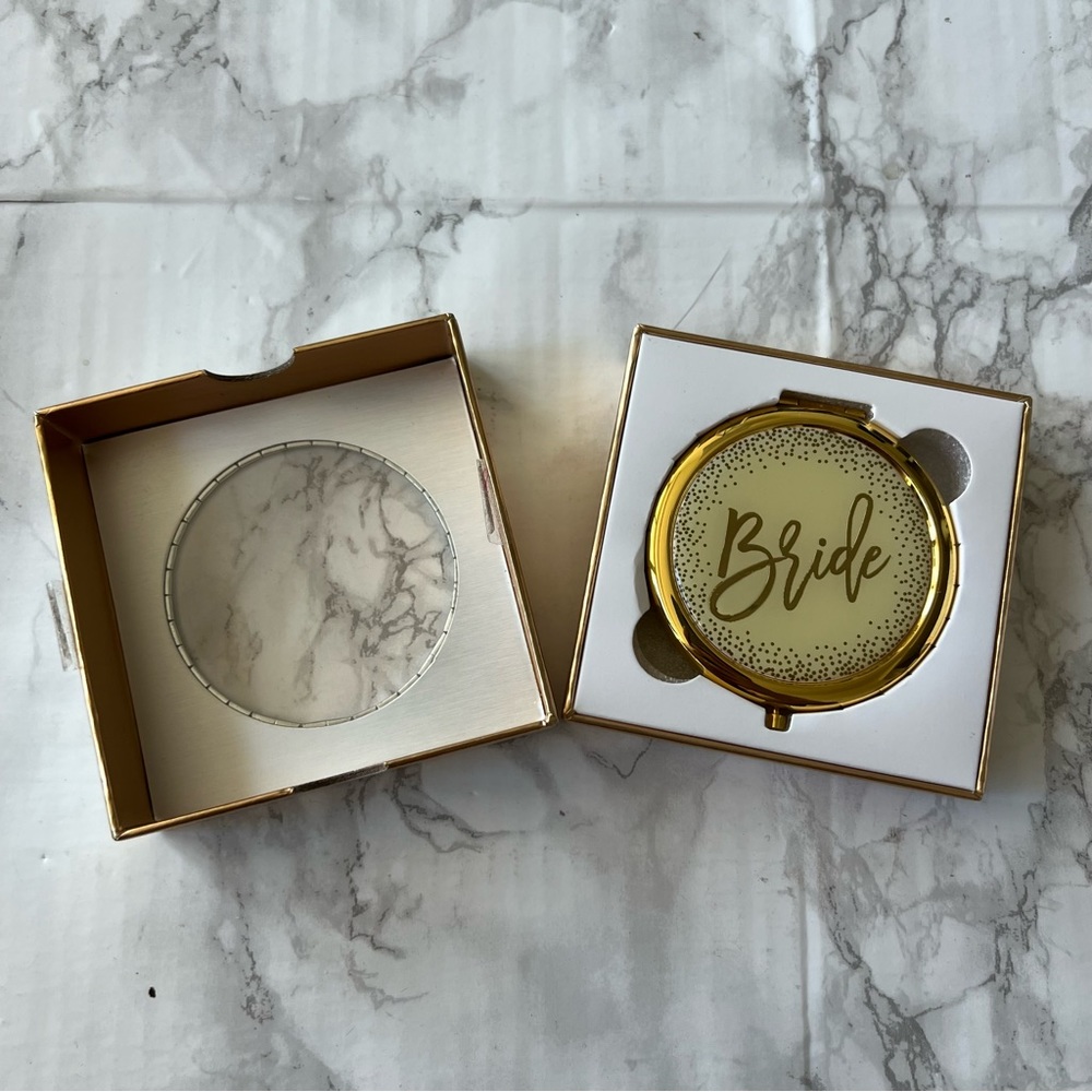 markings by c.r. gibson bride compact mirror July sale